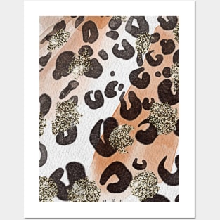 Leopard pattern - Jungle Gold Posters and Art